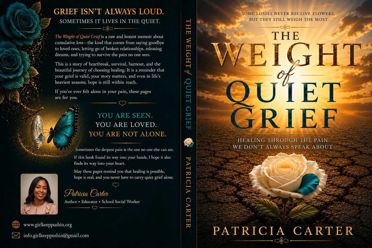 The Weight of Quiet Grief by Patricia Carter book cover